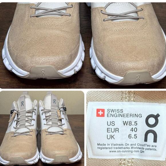 On Shoes Womens 8.5 Cloud Hi Running Glacier Trainer Athletic Sneaker Walk Cloud - Picture 3 of 7